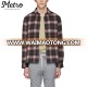 new design blank polyester wool flannel shirts men