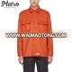 new design blank polyester wool flannel shirts men