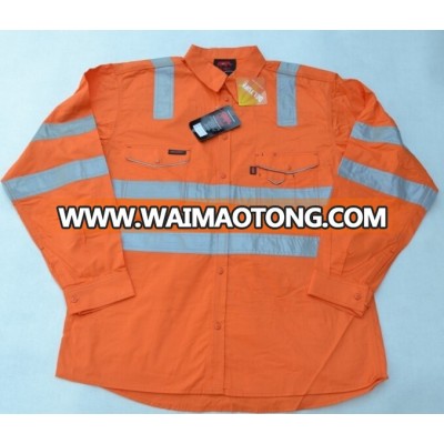 Custom pink reflective shirt hi vis work shirt